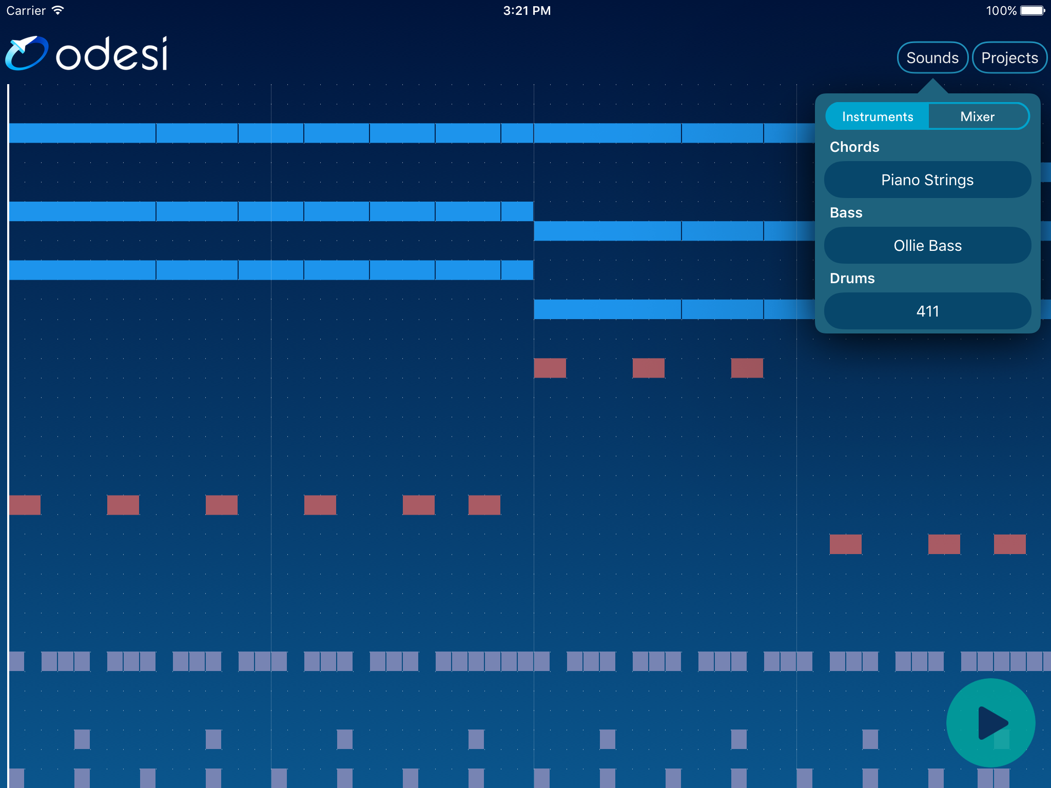 Odesi Chords - Create Rhythms, Basslines, Chord Progressions