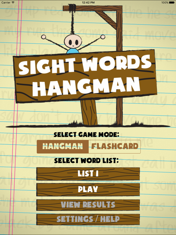 Screenshot #4 pour Sight Words Hangman