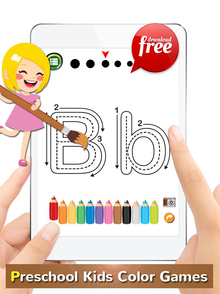 ABC Alphabets Tracer Coloring Book: Preschool Kids Easy Learn To Write ABCs Letters! screenshot 8