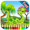 Dinosaur Coloring Book HD 2 -  Drawing and Painting Colorful for kids games free