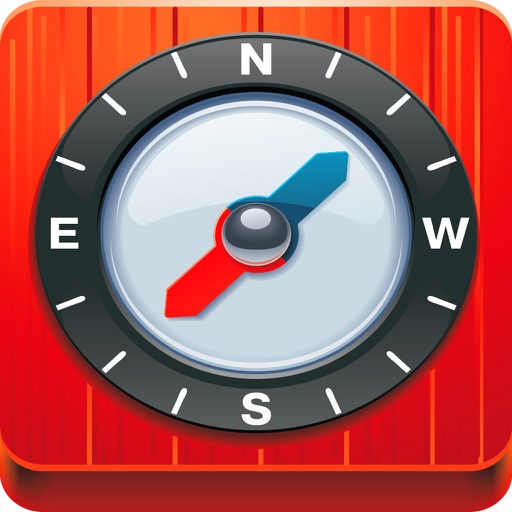 Compass App - Navigation Course on Map Free