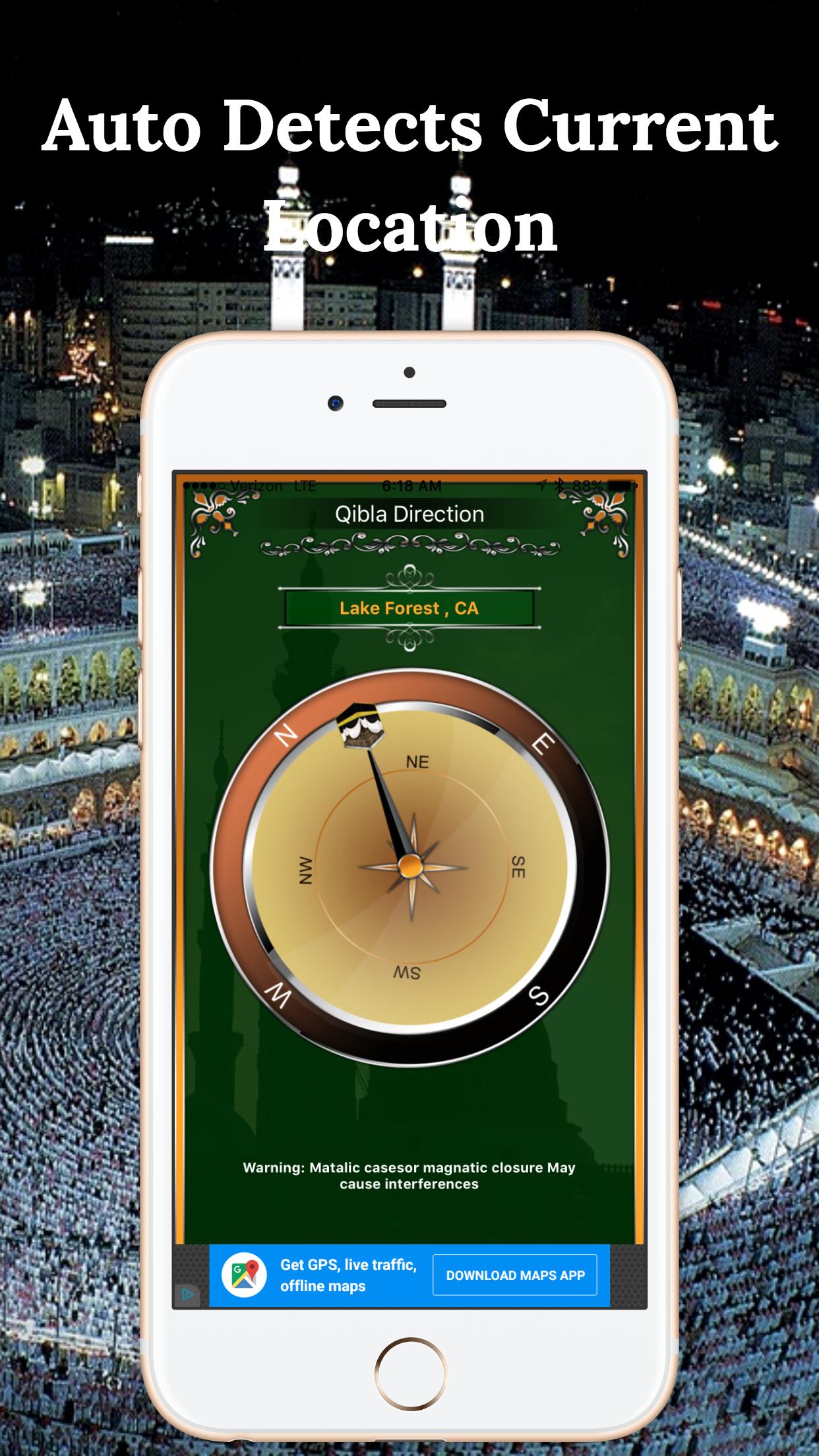 Qibla Compass-Maccah Finder screenshot 3