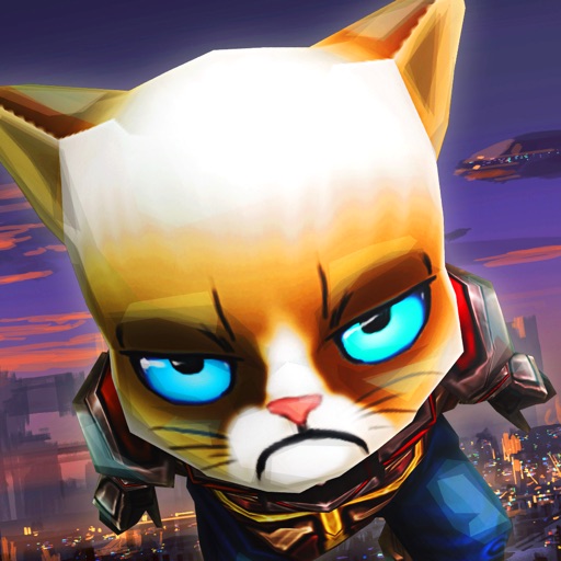 Grumpy Chibi Solar Boost Attack - FREE - Space Alley Jumping Cat 3D Arcade Run iOS App