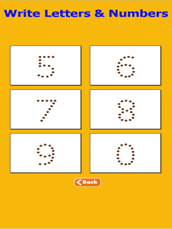 letter abc & 123 for kids : learn to write letters and numbers iPad screenshot