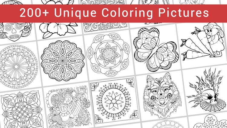 Colorflo Therapy: Coloring Book for Stress Relieving Free