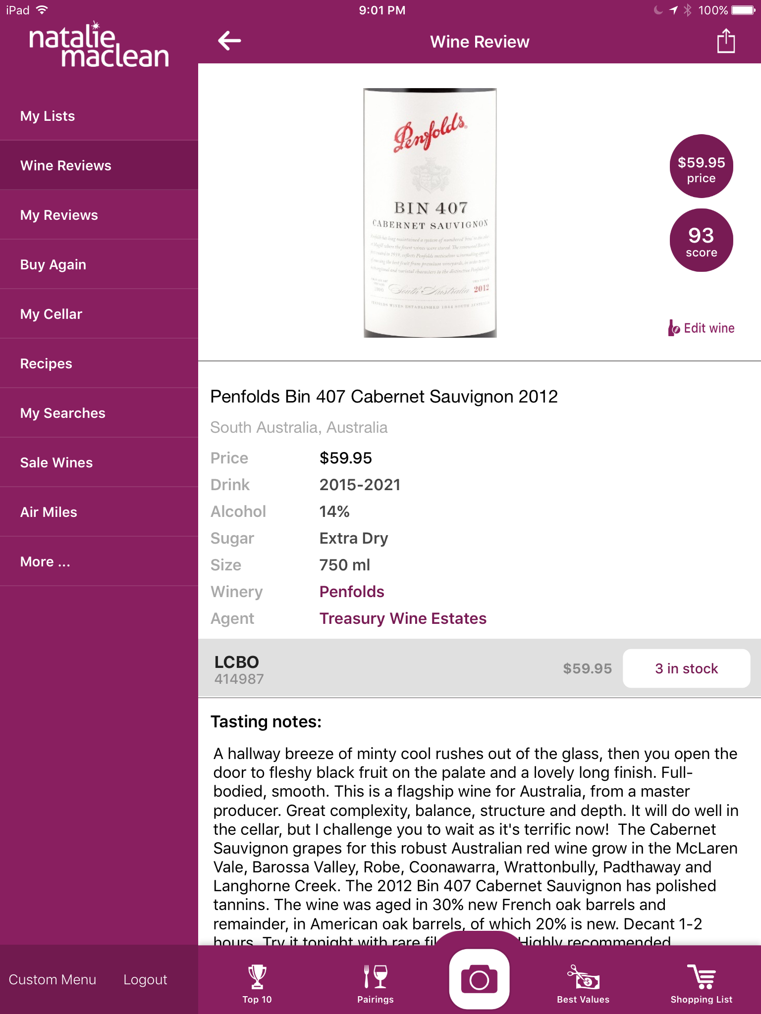 Wine Scanner & Expert Reviews