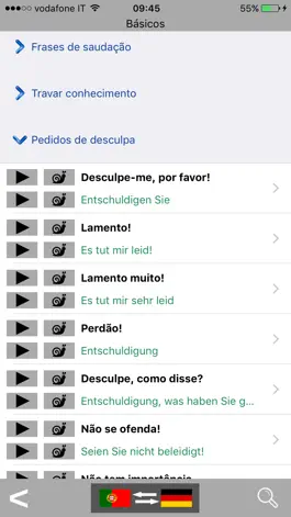 Game screenshot Portuguese / German Talking Phrasebook Translator Dictionary - Multiphrasebook apk
