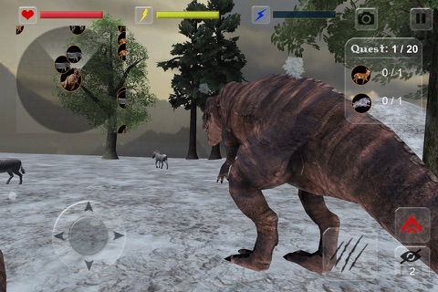 Wild T-Rax the Dino Simulator N Forest Hungry Rivals screenshot 3