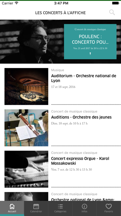 Screenshot #2 pour Auditorium – Orchestre national de Lyon