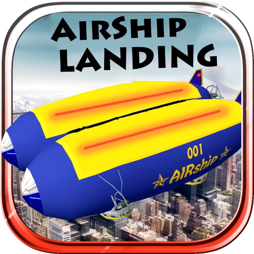 Airship Landing - Free Air plane Simulator Game Icon