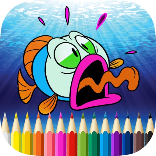 Funny Cartoons Coloring Books iOS App