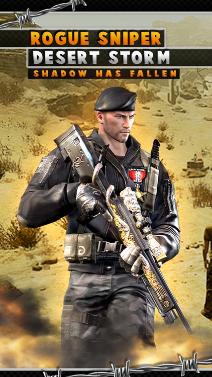 Rogue sniper desert storm