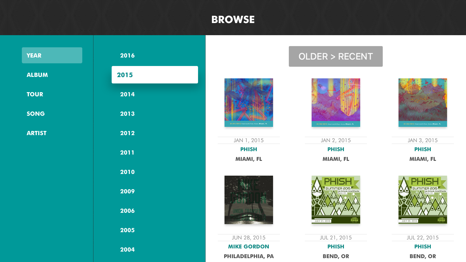 LivePhish Apps 148Apps