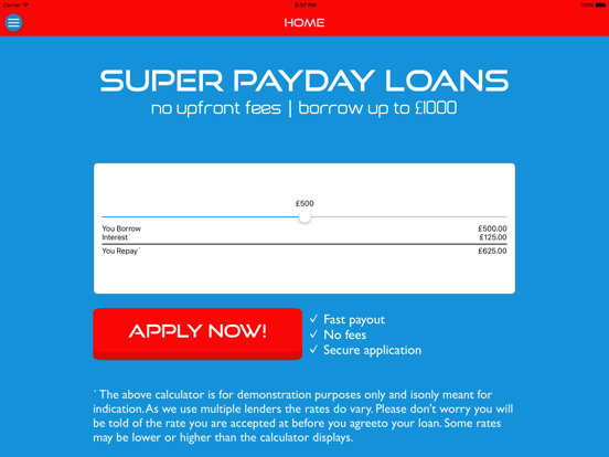 Screenshot #5 pour Super Payday Loans