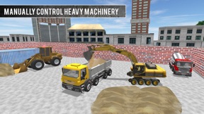 Excavator Crane Simulator 3D screenshot