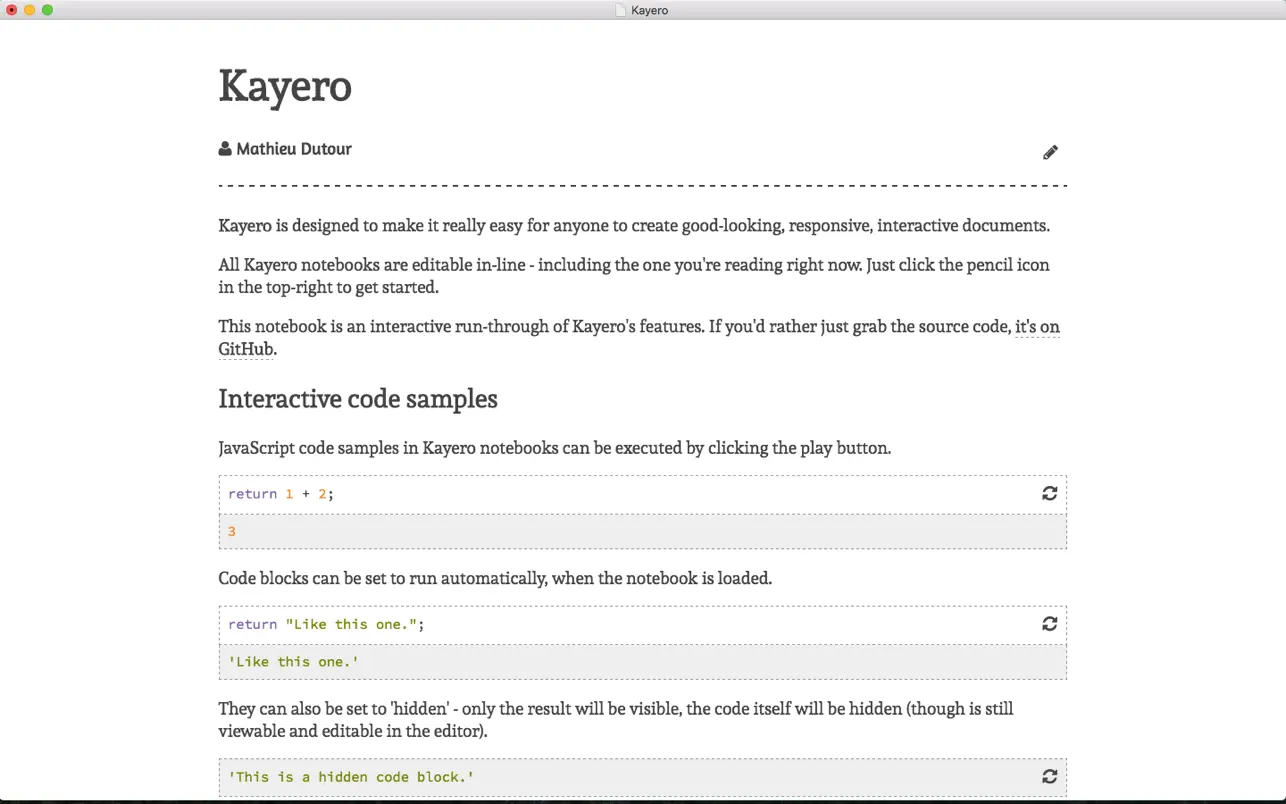 #1. Kayero (macOS) 게시자: Mathieu Dutour