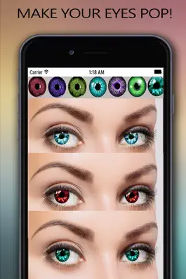 Game screenshot Eye studio- Color Changer & Eye Retouch Tool for Girls mod apk