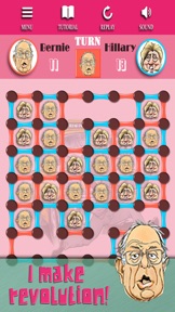 Clash of Candidates! Slip Dots Away Get One Square (Politics in Pocket) screenshot