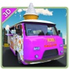 アイスクリームトラックシミュレータ - クレイジー貨物自動車運転＆駐車シミュレーションゲーム