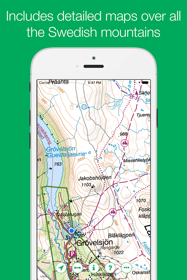 Swedish Mountain Maps