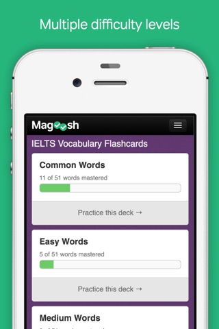 Vocabulary Flashcards - IELTS screenshot 3