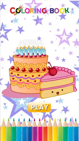 Game screenshot Cake Happy Birthday Coloring Book : Educational Learning Games For Kids & Toddler mod apk