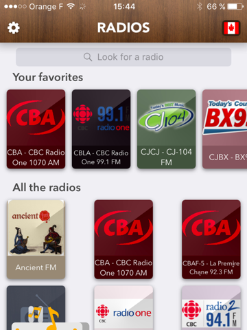 Canadian Radio - access all Radios in Canada FREE! - náhled