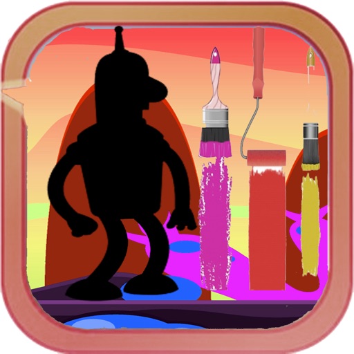 Coloring For Kids Game Futurama Edition