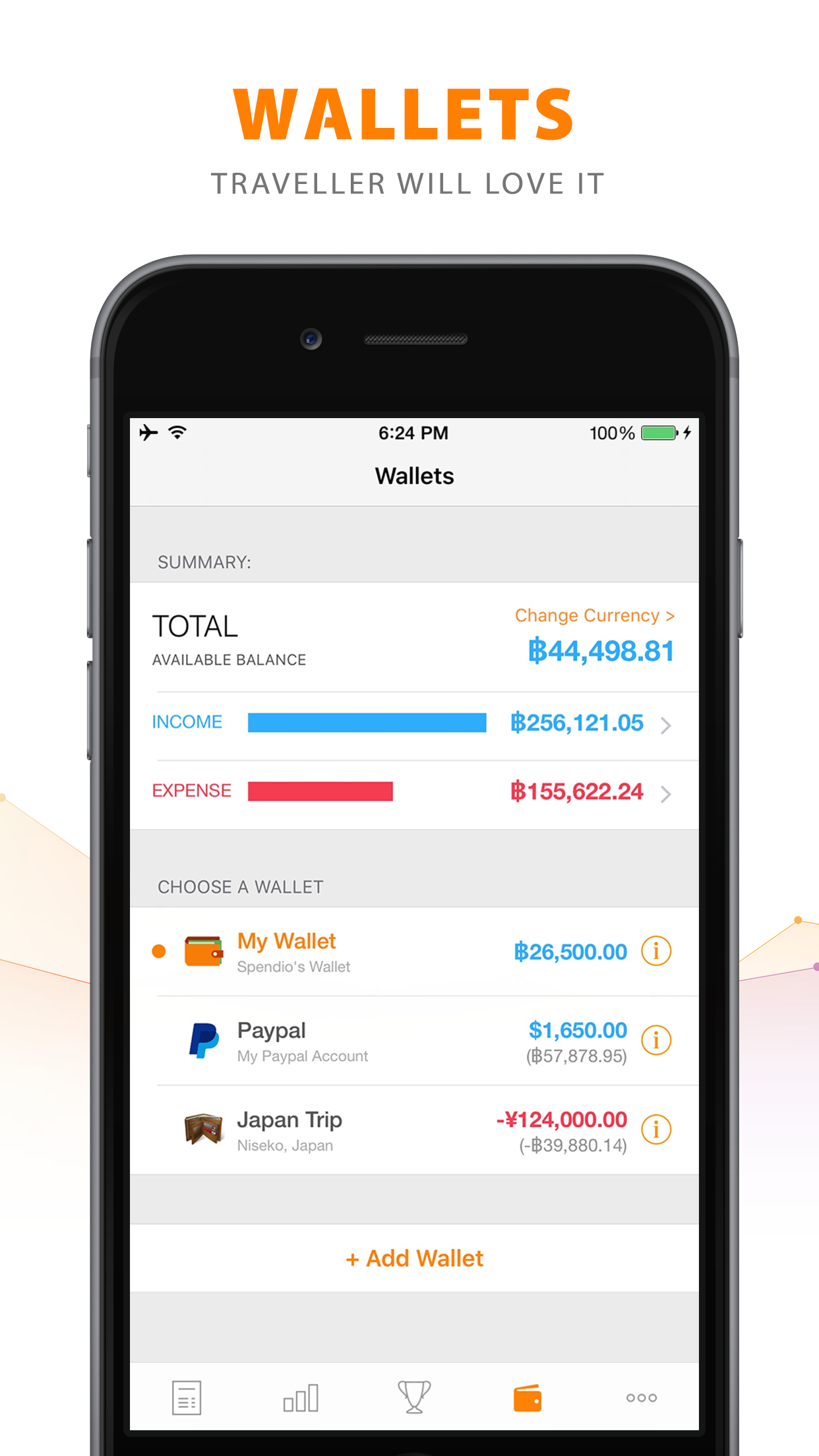 Spendio - Spending Tracker for iPhone & Apple Watch screenshot 3