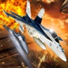 A War Burning Aircraft - Combat Strike Air Wings