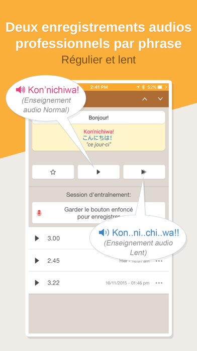 Screenshot #2 pour Guide de Conversation en Japonais: Hello Pal