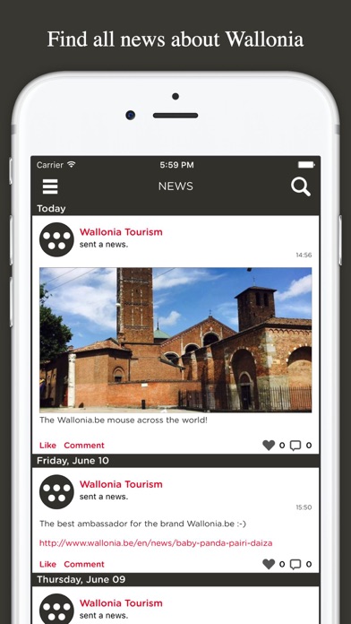 WalloniaTourism Screenshot 2 - AppWisp.com