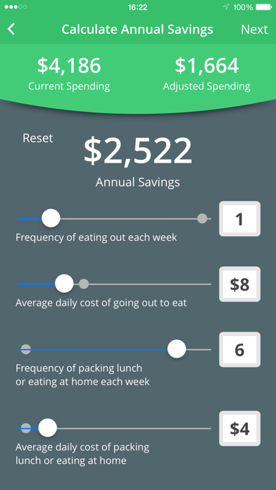 Screenshot #3 pour Lunch Tracker