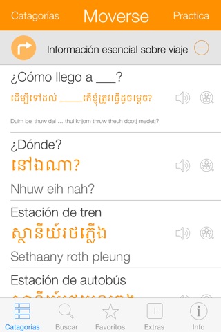 Khmer Video Dictionary - Translate, Learn and Speak with Video Phrasebook screenshot 2