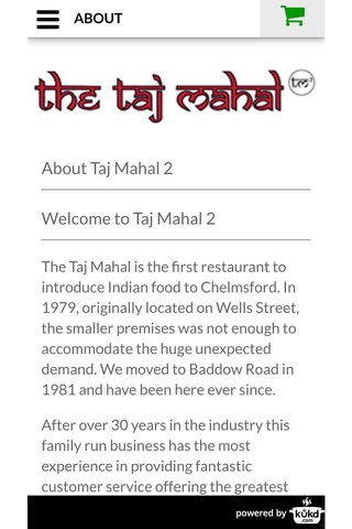 Taj Mahal 2 Indian Takeaway screenshot 4