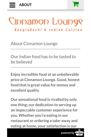 Cinnamon Lounge Indian Takeaway screenshot 4