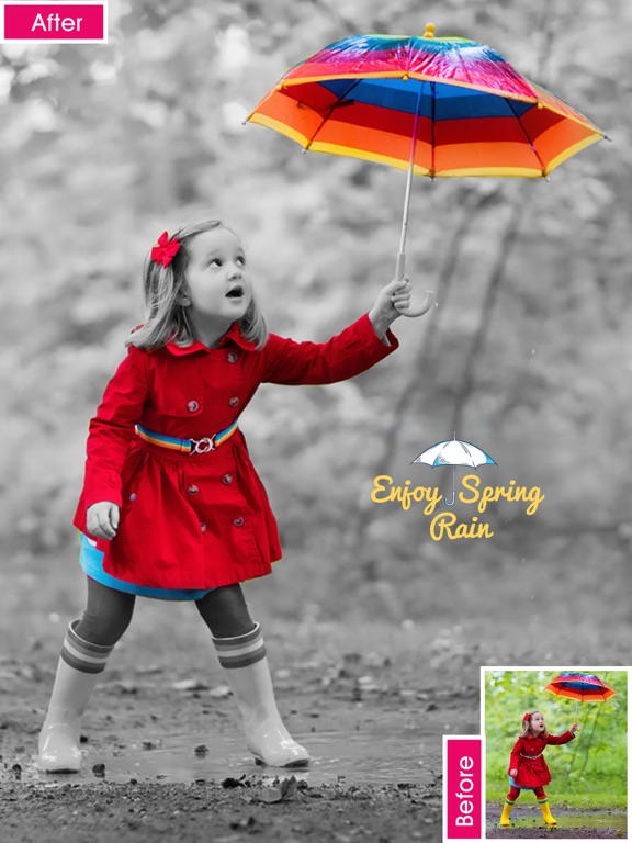 Screenshot #5 for KingSplash - Photo color and recolor splash effect