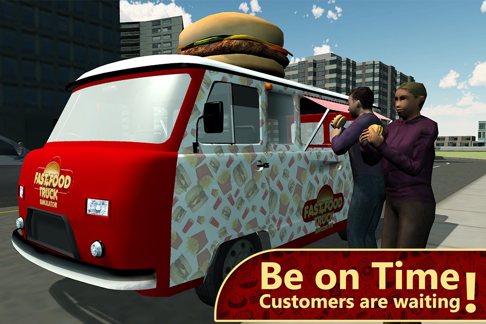 Fast Food Truck Simulator – Semi food lorry driving and parking simulation game screenshot 4