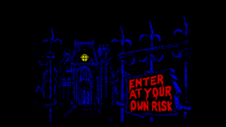 Screenshot from The Rocky Horror Show (ZX Spectrum)