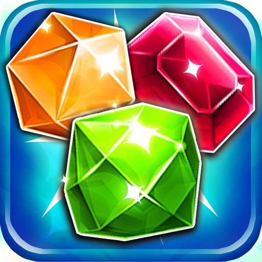 Jewel's Pop 2 Match-3 - diamond dream game and kids digger's mania hd free icon