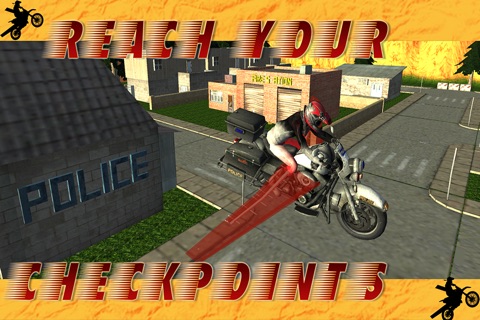 Police Bike Flying Simulator 3D screenshot 4