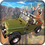 Offroad 4x4 Hill Flying Jeep - Fly   Drive Jeep in Hill Environment