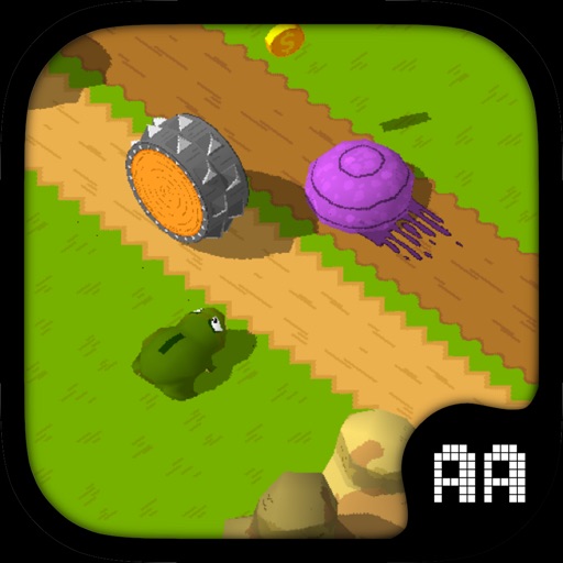 Froggy Crosses The Road - Free endless hopper arcade game icon