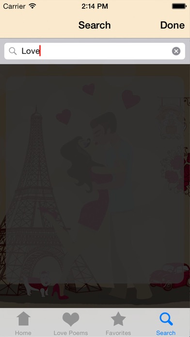 Screenshot #3 pour Poèmes d'amour - Les 180 plus beaux poèmes d' amour
