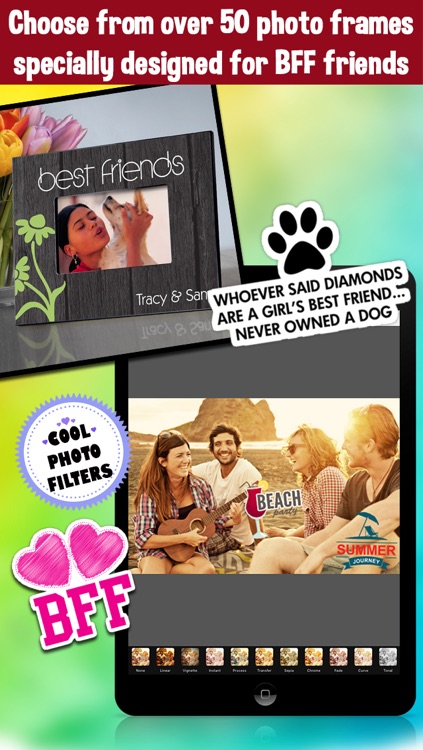 BFF Friends Photo Frames - Friendship Photo Editor screenshot-3