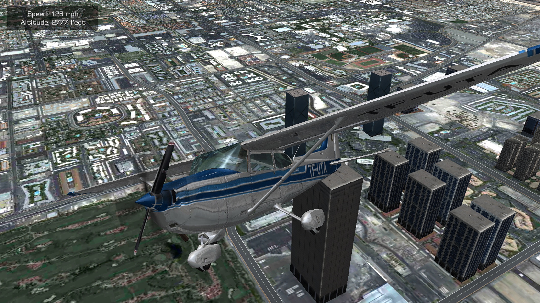 Screenshot do app Flight Unlimited Las Vegas - Flight Simulator