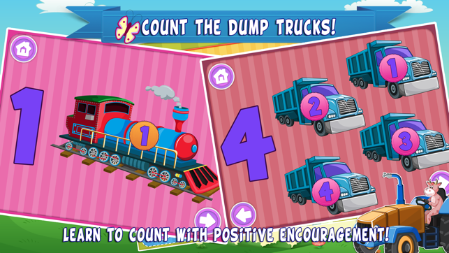 Toddler Trucks World Count and Touch- 123 counting Activity (圖5)-速報App
