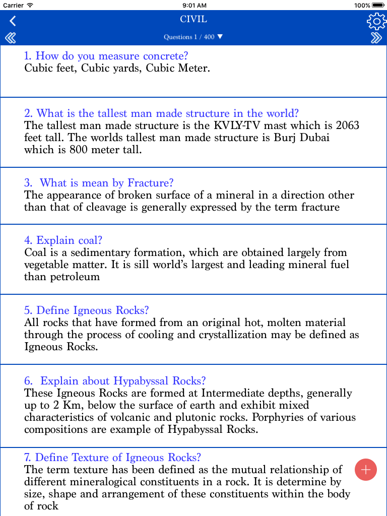 Civil Interview Questions