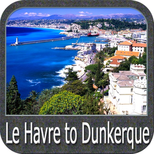 Marine : Le Havre to Dunkerque - GPS Map Navigator icon