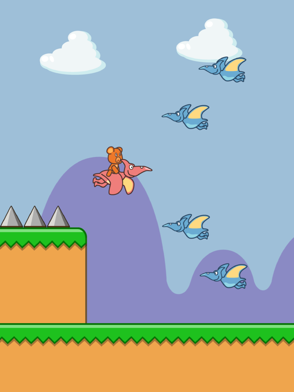 Bear Rider: Dinosaur World - Free Dinosaur Game for Kids iPad screenshot